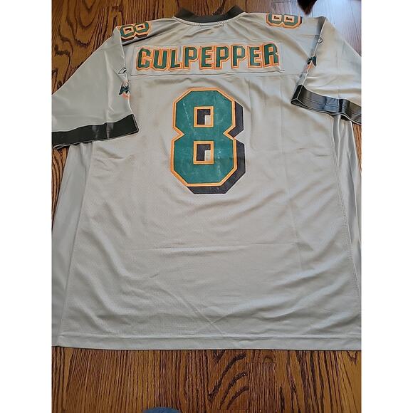 Reebok Daunte Culpepper Miami Dolphins Jersey NFL Mens Size 2XL Football Adult - Picture 10 of 11